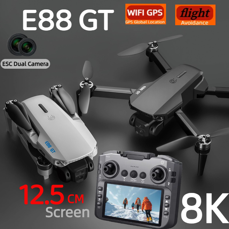 E88GT Drone 8K Profesional HD  - Jjrc Drone X12 reseña y precio